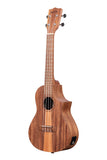 Kala KA-TK-C-CE Teak Tri-Top Concert Ukulele w/ Cutaway & EQ