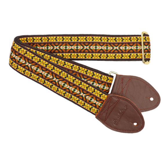 Souldier Straps Laredo Sunflower Guitar Strap *Free Shipping in the USA*