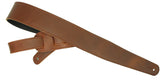 LM Products LS-2304P Luxe Leather Guitar Strap Brown *Free Shipping in the USA*