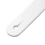 Levy's M26PD-WHT-WHT Leather Guitar Strap *Free Shipping in the USA*