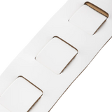 Levy's M26PD-WHT-WHT Leather Guitar Strap *Free Shipping in the USA*