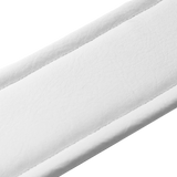 Levy's M26PD-WHT-WHT Leather Guitar Strap *Free Shipping in the USA*