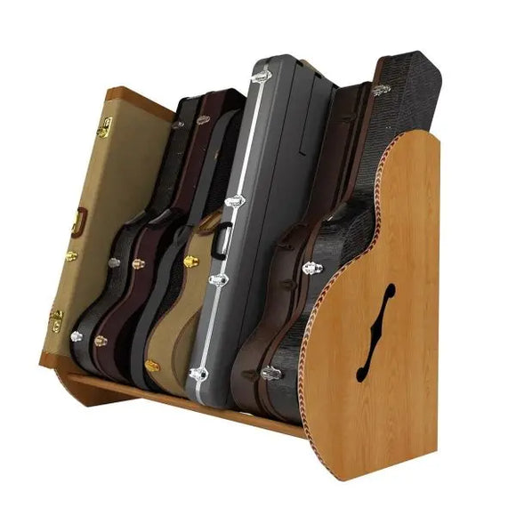 A&S Proucts STUXRO The Studio Deluxe Guitar Case Storage Rack Red Oak *Free Shipping in the US*