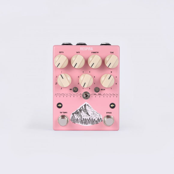 Ac Noises Ltd pink - Respira (shimmer reverb + multimode lfo tremolo) *Free Shipping in the USA*