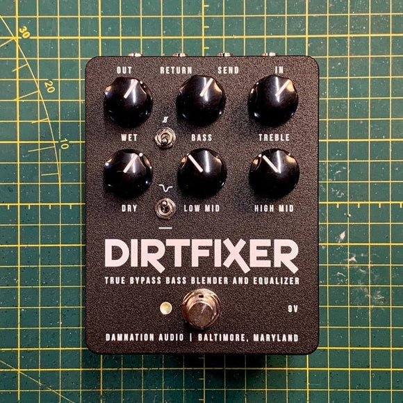 Damnation Audio Dirtfixer Bass Blender & EQ Pedal  *FREE SHIPPING in the US