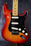 2021 Fender American Ultra Luxe Stratocaster Plasma Red Burst w/OHSC