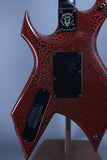 2022 B.C. Rich Stranger Things “Eddie's Guitar” Warlock - Red Crackle