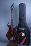 2022 B.C. Rich Stranger Things “Eddie's Guitar” Warlock - Red Crackle