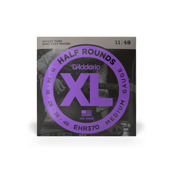 D'Addario EHR370 XL Half Rounds Medium Gauge