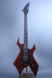 2022 B.C. Rich Stranger Things “Eddie's Guitar” Warlock - Red Crackle