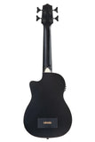 Kala UBASS-JYMN-BK-FS Journeyman UBass Black U-BASS Mahogany with Gig Bag *Free Shipping in the USA*