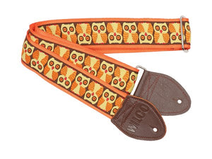 Souldier Wilco Signature Brown/Yellow Owls Guitar Strap *Free Shipping in the USA*