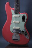 2024 Fender Custom Shop Bass VI Fiesta Red Journeyman Relic