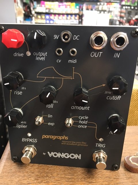 Vongon Paragraphs Analog Filter Used