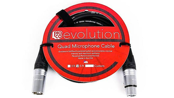 Pro Co Evolution EVLMCN-5 5 ft Mic Cable *Free Shipping in the USA*