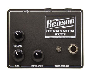 Benson Germanium Fuzz Studio Black *Free Shipping in the US*