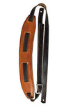 Souldier  Plain Saddle Guitar Strap Red Strap / Brown Pad *Free Shipping in the USA*