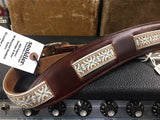 Souldier "Laredo Tundra" Leather Saddle Guitar Strap *Free Shipping in the USA*