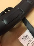 Souldier Plain Saddle Strap - Black Leather Strap with Black Pad *Free Shipping in the USA*