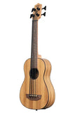 Kala UBASS-ZEB-FS Zebrawood Natural with Bag *Free Shipping in the US*