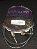 Pro Co EGL-5 L/Q 5 Ft Instrument Cable *Free Shipping in the USA*