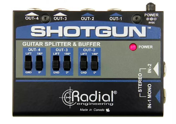 NEW! Radial Shotgun Instrument Signal Splitter & Buffer *Free Shipping in the USA*