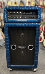 1970's Kustom K150-2 Head & 2x12" Cabinet Blue Sparkle