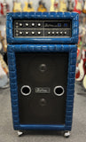 1970's Kustom K150-2 Head & 2x12" Cabinet Blue Sparkle