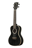 Kala KA-SDH-C All Solid Salt & Pepper Doghair Mahogany Concert Ukulele w/bag *Free Shipping in the USA*