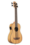 Kala UBASS-ZEB-FS Zebrawood Natural with Bag *Free Shipping in the US*