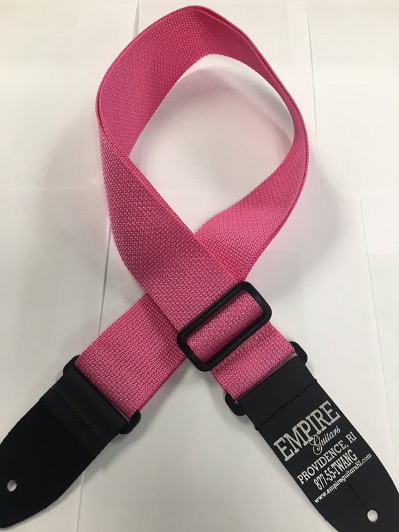 Empire Guitars Pink Guitar Strap HPOL-PNK