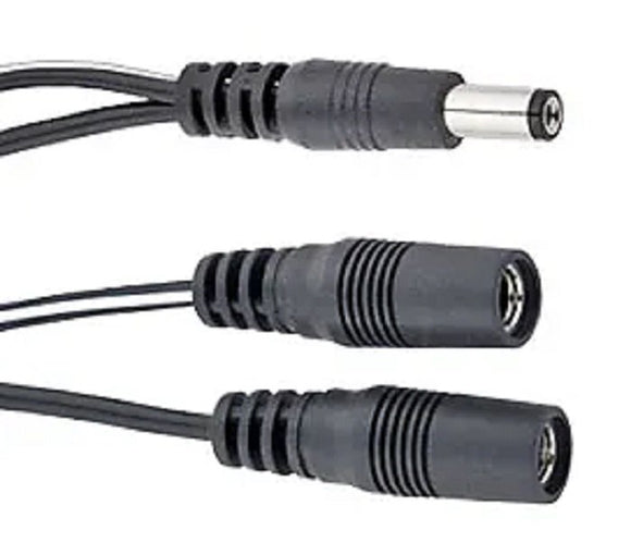 Voodoo Lab PPAV  2.1mm Output Splitter Male-Female/Female Adapter Y-Cable