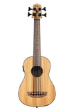 Kala UBASS-ZEB-FS Zebrawood Natural with Bag *Free Shipping in the US*