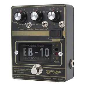 Walrus Audio EB-10 Black Pre-Amp Boost EQ *Free Shipping in the USA*